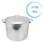 Panela Alumínio Fundido Fosco Nº 40-40L