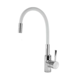 Misturadora Lava-louça Banca Bica Alta Flexível Silicone Branco
