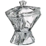Bomboneira Cristal Com Tampa Bohemia 27,5 cm