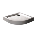 Base Chuveiro Redondo Branco 80x80x14 cm