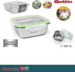 Lancheira Hermética Quttin Quadrada 1200 ML