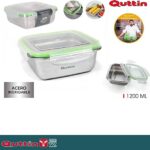 Lancheira Hermética Quttin Quadrada 1200 ML