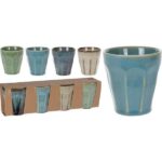 Conjunto 4 Canecas Porcelana Sem Alça 250 ML
