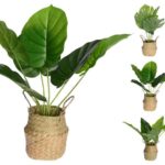 Planta Artificial com Cesto Vime