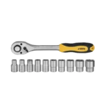 Conjunto de Chaves com Roquete 1/2" - 11 Peças