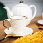 Chávena Porcelana Com Pires
