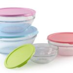 Conjunto 4 Saladeiras Com Tampa