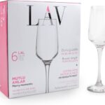 Conjunto 6 Taça de Champanhe LAV LAL