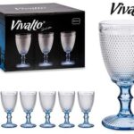 Conjunto 6 Copos de Vidro Com Pé Vivalto 33 cl