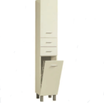 Coluna Geo 40 Cm Branco Com Tulha