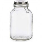 Frasco de Vidro Com Tampa 3000 ML