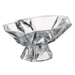 Fruteira de Cristal Com Pé Bohemia 33 cm