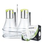 Galheteiro 3 Peças Tampa Verde AB3-G3