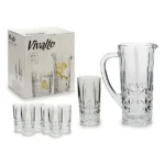 Conjunto Jarra de Vidro Com 6 Copos