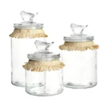 Conjunto 3 Frasco de Armazenamento
