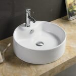 Lavatório Pousar Polar Redondo Ctesi 45x15.5 cm