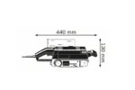 Lixadora de Cinta Profissional Bosch GBS 75 AE 750W - Image 2