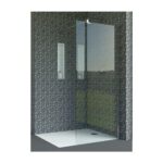 Painel de Duche V8 Com Suporte Cromado AFJ 80x190 cm