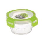 Recipiente de Vidro Redondo Com Tampa de Plástico Storemax 0,35 L