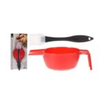 Tigela com Pincel de Silicone