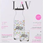 Conjunto 1 Garrafa Com Tampa + 6 Copos LAV - Image 2