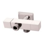 Torneira Esquadria Dupla Cromada Ø1/2 x 1/2 x 1/2 AFJ Prisma