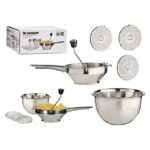 Conjunto Espremedor Inox Passe-Vite 5 Peças