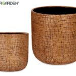 Conjunto 2 Vasos Cerâmica