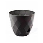 Vaso Diamante Antracite 28 cm