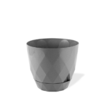 Vaso Diamante Cinza 15 cm