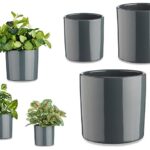 Conjunto Vasos Flores Cerâmica