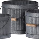 Floreira Metal Conjunto 3 Peças