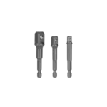 Conjunto de 3 Adaptadores para Berbequim 1/2"-3/8"-1/4"