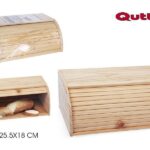 Caixa Para Pão Madeira 40x25,5x18CM Quttin BE010019169266