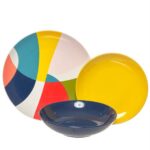 Serviço de Jantar 18 Peças Porcelana Grês 24388
