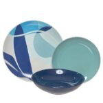 Serviço de Jantar 18 Peças Porcelana e Grês 24387