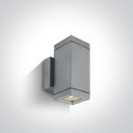 Aplique Cinza 2xGU10 10W IP54 67130A/G