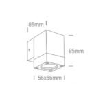 Aplique Alumínio 35W GU10 IP54 67163A/AL - Image 2