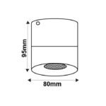 Aplique Led Redondo Branco Bodi 50W GU10 09100/01/31 - Image 3