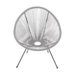 Cadeirão Jardim Cabana Resine Cinza 227009