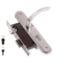 Fechadura Com Puxador Teicocil 2010/725 Cromado Mate