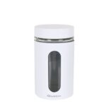 Frasco de Vidro / Aço Branco 1000ML Quttin BQ03030172919
