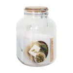 Frasco de Vidro Primizie Com Tampa de Bambu 4250CC