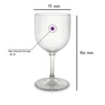 Copo Taça Acrílico 26 cl 881540 - Image 2