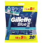 Conjuntos Gilette Blue II para Barba 20peças