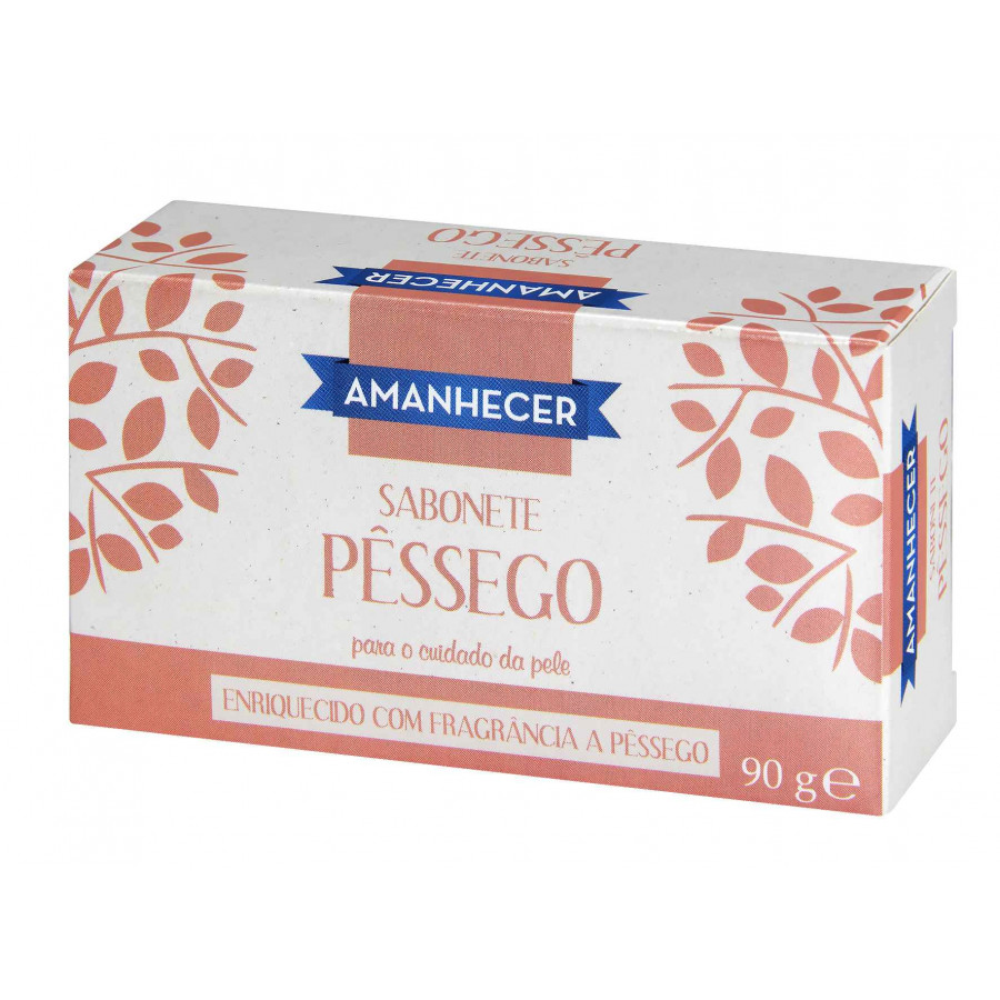 SABONETE AMANHEC PESSEGO 36X90G 899078 Sabonete Amanhecer De Pêssego 90gr - Image 1