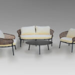 Conjunto de Móveis de Jardim Barlac JC 835725