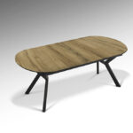 Mesa de Jantar Estensível Antea Castanho