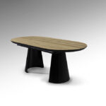 Mesa de Jantar Extensível Capri Castanho