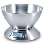 Balança de cozinha digital com taça inox